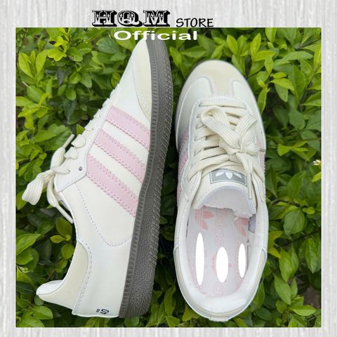 Giày Thể Thao Adidas Samba OG Hồng Nhạt - Sneakers Phong Cách Basic Nam Nữ 2025, Thời Trang Hot Trend 3 Sọc