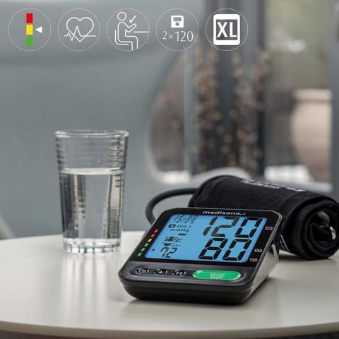 Máy Đo Huyết Áp Bắp Tay Medisana Bluetooth BU 580 - Thiết Bị Y Tế Chính Xác Kết Nối Ứng Dụng Vitadock+ Cho iOS & Android