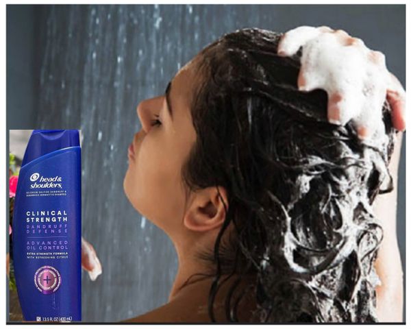 Dầu Gội Head & Shoulders Clinical Strength 400ml - Ngăn Gàu và Nấm, Chăm Sóc Tóc Khỏe Mạnh, Hàng Nhập Mỹ