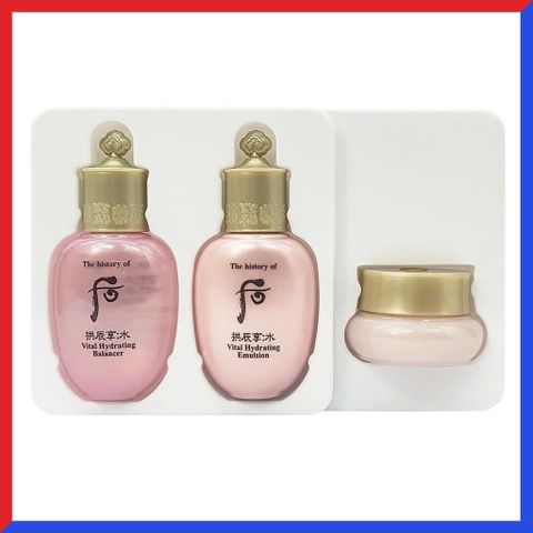 Bộ Dưỡng Ẩm Trẻ Hoá Da The History of Whoo - Nước Hoa Hồng, Sữa Dưỡng, Kem Dưỡng Giúp Da Mịn Màng, Tươi Sáng