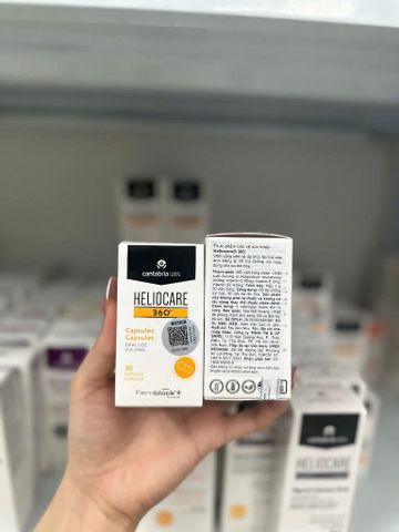 Viên Uống Chống Nắng Heliocare 360° Oral - Bảo Vệ Da Khỏi Tia UV, Cải Thiện Độ Đàn Hồi, Giảm Nếp Nhăn, Sản Phẩm Làm Đẹp Chất Lượng Cao