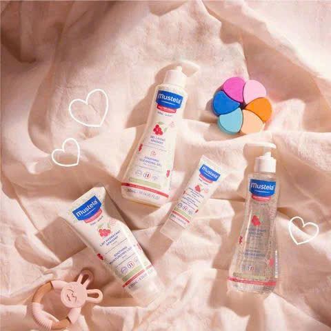 Mustela Nước Làm Sạch Mặt, Cơ Thể Cho Trẻ Sơ Sinh, Trẻ Nhỏ Da Nhạy Cảm No-Rinse Soothing Micellar Cleansing Water 300ml 215223