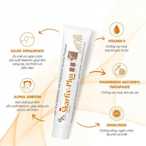 Fixderma Kem Dưỡng Sáng Da Skarfix Plus Cream 15g