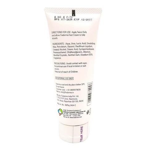 Kem Dưỡng Mềm Mịn, Chống Nứt Nẻ Gót Chân Fixderma Foot Cream 60g 215231