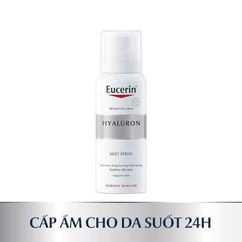 Xịt dưỡng ẩm cho da nhạy cảm Eucerin Hyaluron Mist Spray 50ml 215243