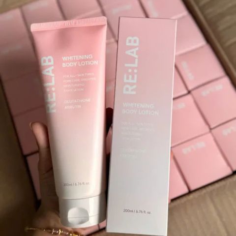 Kem Dưỡng Trắng Da Nâng Tone Relab Whitening Body Lotion 200ml - Sản Phẩm Chăm Sóc Da Từ Hàn Quốc, Bảo Vệ Da Khỏe Mạnh