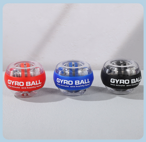 Bóng tập cổ tay Gyro Ball có đèn kèm chống sốc, tự khởi động , thư giãn tăng sức mạnh tay - Vuabinhnuoc