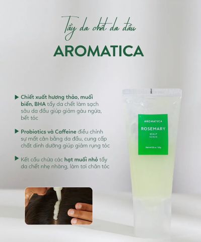 Tẩy tế bào chết cho da đầu Rosemary Scalp Scrub - Tuýp 165g
