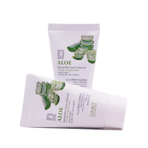 Sữa Rửa Mặt DABO Hàn Quốc 60ml - 3 in 1 Trà Xanh, Lô Hội & Than Hoạt Tính - Sạch Khuẩn, Dưỡng Ẩm Da Mịn Màng