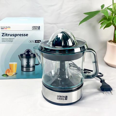 Máy Vắt Cam Lebenlang 700ml 40W Nhỏ Gọn, Tiện Dụng, Bảo Hành 2 Năm - Chất Liệu Bền Bỉ, Hoạt Động Ổn Định, Thiết Kế Sang Trọng