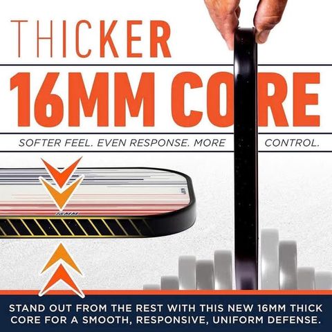 Vợt Pickleball Franklin Signature Pro - Chất Lượng Cao, Đẳng Cấp, Dành Cho Người Chơi Mới và Chuyên Nghiệp, Màu Đen và Trắng