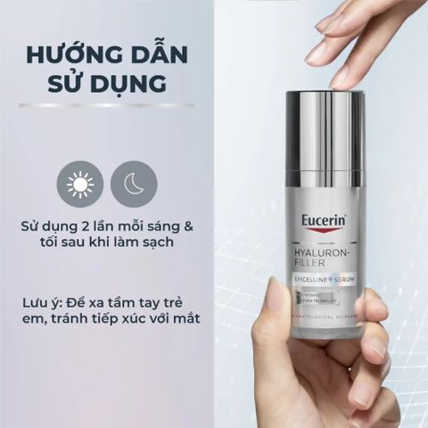 Tinh Chất Eucerin Epicelline Serum 30mL - Giảm Nếp Nhăn, Trẻ Hóa Làn Da - Serum Dưỡng Ẩm Chất Lượng Đức