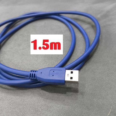 Dây Cáp USB 3.0 1.5m Dùng Cho HDD Box - Tốc Độ Truyền Dữ Liệu Cao 480Mbps, Kết Nối Tín Hiệu Nhanh Chóng, Chất Lượng Cao