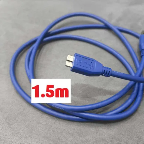 Dây Cáp USB 3.0 1.5m Dùng Cho HDD Box - Tốc Độ Truyền Dữ Liệu Cao 480Mbps, Kết Nối Tín Hiệu Nhanh Chóng, Chất Lượng Cao