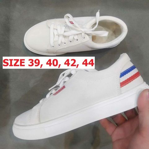 Giày VẢI Thể Thao Nam G1 A03 - Sneakers Trắng Thời Trang Dễ Phối Đồ, Số Lượng Ít, Giá Rẻ, Có Lỗi Nhỏ Do Tồn Kho