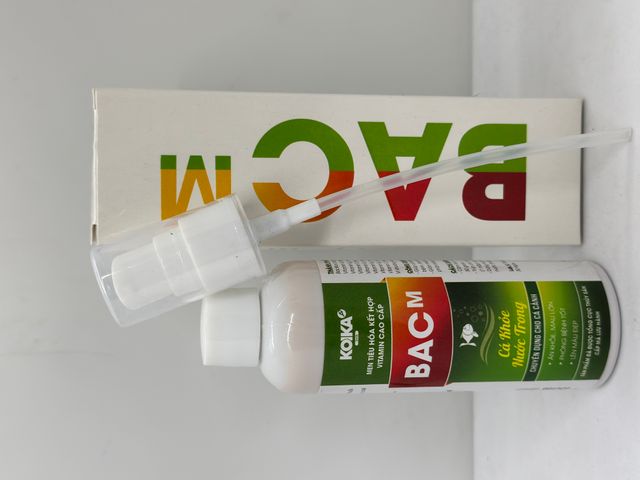Men Tiêu Hóa Koika-BAC M - Vitamin Cao Cấp Hỗ Trợ Phục Hồi Sức Khỏe Cho Cá Cảnh và Tép - Giảm Bệnh Đường Ruột