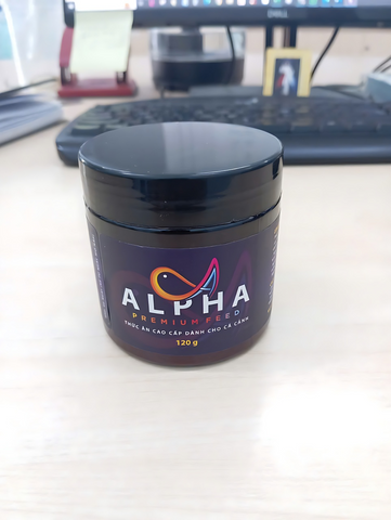 Cám Cao Cấp ALPHA 60g - 120g Dinh Dưỡng Tăng Tốc Tiêu Hóa Cho Cá Cảnh, Cải Thiện Sức Khỏe và Màu Sắc Cá
