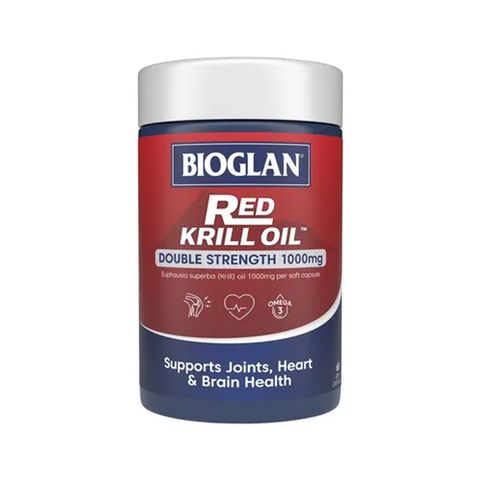 Dầu nhuyễn thể Bioglan Red Krill Oil 1000mg Úc 60 viên