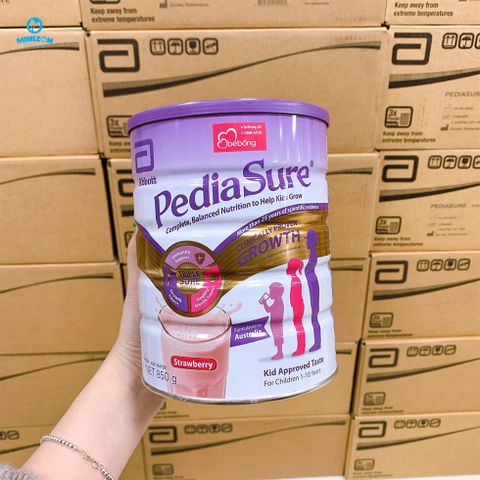Sữa PediaSure Úc Nắp Tím 850G - Dinh Dưỡng Cao Cấp Giúp Trẻ Tăng Cân và Chiều Cao (1-10 tuổi) - Hỗ Trợ Phát Triển Tốt Nhất