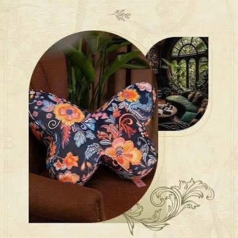 Gối Tựa Lưng Butterfly Magrace - Thiết Kế Độc Đáo Giảm Đau Cổ Lưng, Chất Liệu Mềm Mại, Phù Hợp Với Sofa, Giường, Văn Phòng, Du Lịch