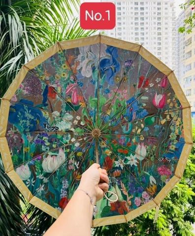 Ô 2 LỚP CHỐNG TIA UV CAO CẤP MAGRACE - Ô Dã Ngoại Thời Trang, Chống Tia UV, Nhiều Màu Sắc, 100cm, Phụ Kiện Dã Ngoại Hấp Dẫn