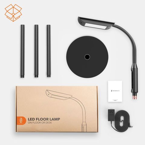 Đèn LED Cây Taotronics TT-DL060 - Đèn Học Chống Cận Đa Năng Điều Chỉnh Độ Cao, Tiết Kiệm Năng Lượng, Chế Độ Ánh Sáng Linh Hoạt