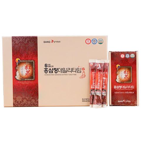 Nước Hồng Sâm Sanga Hàn Quốc 10ml x 30 Gói - Tăng Cường Sức Khỏe, Nâng Cao Đề Kháng và Cải Thiện Tinh Thần cho Người Lớn