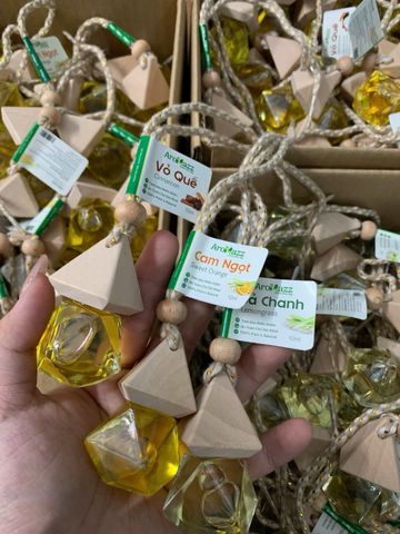 Chai Treo Tinh Dầu Thiên Nhiên AroMazz 10ml - Khử Mùi Xe Hơi, Tủ Quần Áo, Hương Thơm Tự Nhiên, Nâng Cao Không Gian Sống