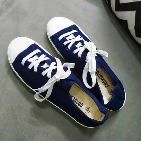 Giày Thể Thao Nam G6 - Xanh Dương, Đế Cao Su Êm, Chất Liệu Vải Canvas Bền, Phong Cách Năng Động, Giày Sneaker Nam Hợp Thời Trang