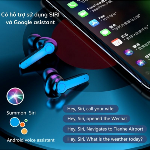 Tai Nghe Bluetooth M19 Pro Nhét Tai Không Dây Chống Nước IPX7, Âm Thanh Bass Mạnh, Sạc Ngược, Cảm Ứng, Thời Gian Sử Dụng 6 Giờ