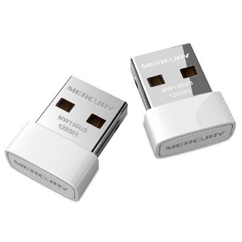 USB Mini WiFi MERCURY 150Mbps - Thiết bị thu sóng WiFi cho máy tính để bàn, nhỏ gọn, dễ sử dụng, chính hãng