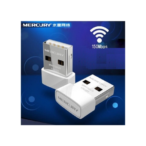 USB Mini WiFi MERCURY 150Mbps - Thiết bị thu sóng WiFi cho máy tính để bàn, nhỏ gọn, dễ sử dụng, chính hãng