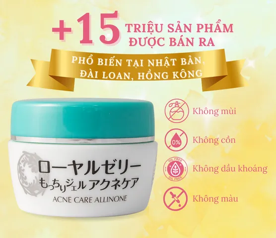Gel Dưỡng Da Giảm Mụn Sữa Ong Chúa OZIO NACHULIFE 75G - Chăm Sóc Da Dầu, Duy Trì Làn Da Sạch Khỏe, Giải Pháp 6 Trong 1 Từ Nhật Bản