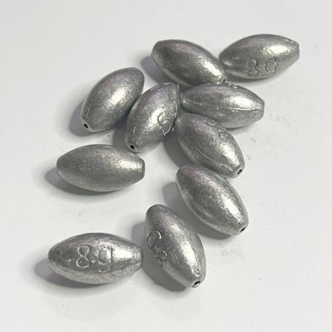 [Ảnh thật]10 viên chì câu cá, chì tròn xuyên tâm nguyên khối chất lượng, trọng lượng chuẩn - Vuabinhnuoc