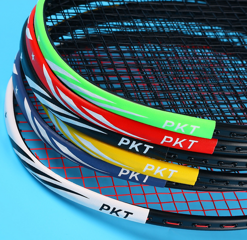 Miếng dán bảo vệ đầu vợt cầu lông PKT TOPO, vợt tennis, da PU chống mài mòn, độ dính tốt, giá rẻ - vuabinhnuoc