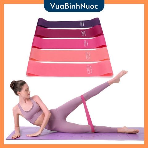 Dây kháng lực mini band, dây tập thể dục, yoga, hỗ trợ lực khi tập - Vuabinhnuoc