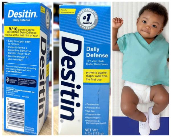 Kem Chống Hăm Desitin Maximum Strength Xanh 113gr - Giảm Viêm, Làm Dịu Da Cho Trẻ Em - Hàng Nhập Mỹ