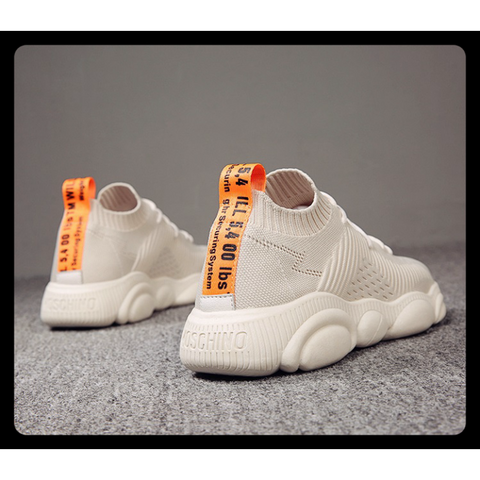 Giày Sneaker Nam G12 Kem - Thể Thao Cao Cấp Phong Cách Hàn Quốc, Thoải Mái, Dễ Phối Đồ, Chất Liệu Cao Cấp