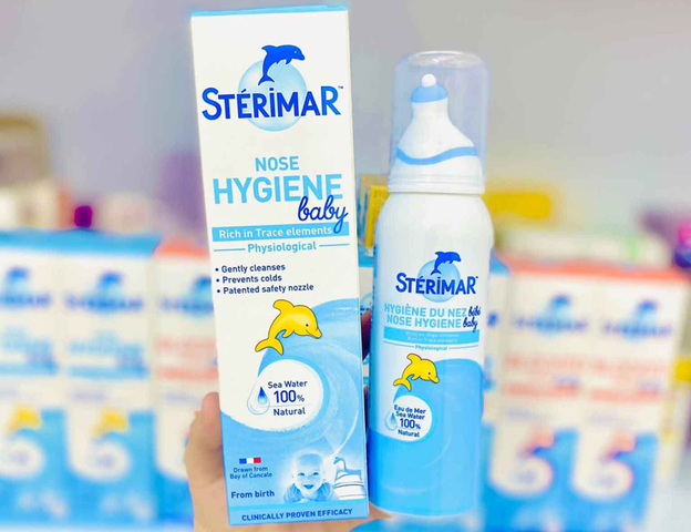 XỊT MUỐI BIỂN C.Á HE.O STERIMAR KHÁNG VIÊM PHÁP - TỪ 3 THÁNG TUỔI ( Cam- Vàng)