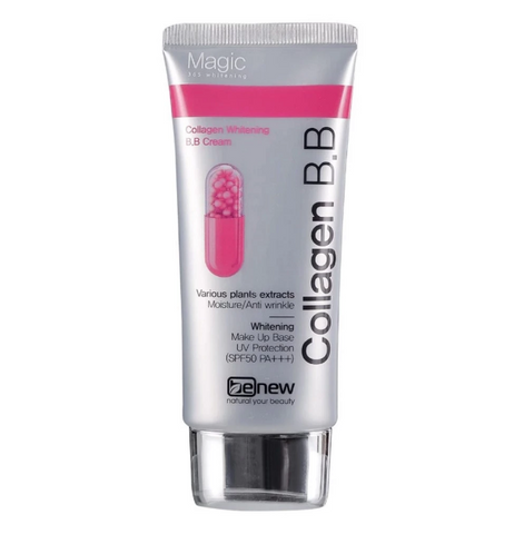 Kem Trang Điểm BB Collagen Benew Whitening 7 in 1 - Kem Lót Chống Nắng SPF 50PA+++ Hàn Quốc 50ml