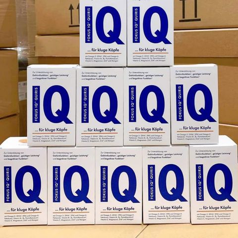 Bổ não tăng trí nhớ Quiris Fokus IQ Đức 120 viên