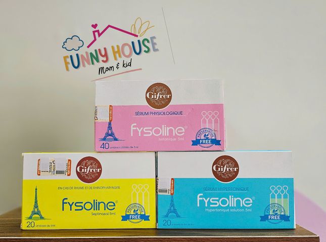 Nước Muối Sinh Lý Fysoline Gifrer - Vệ Sinh Mắt Mũi Cho Bé, An Toàn Cho Trẻ Sơ Sinh, Giúp Làm Sạch Hiệu Quả, Không Hóa Chất Độc Hại