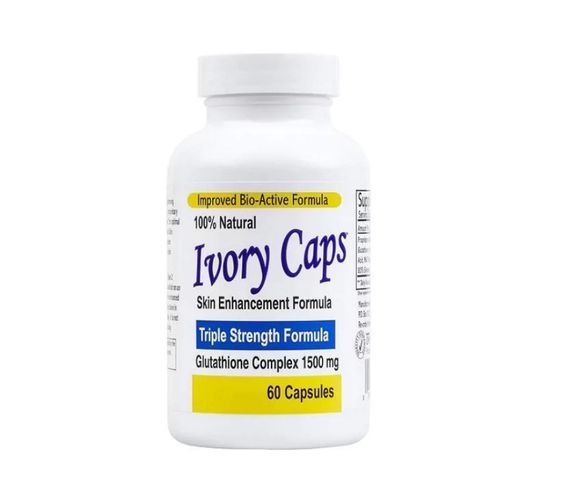 Viên Uống Trắng Da Ivory Caps Skin Enhancement Formula 60 Viên - Tăng Cường Collagen, Làm Sáng Da Từ Bên Trong