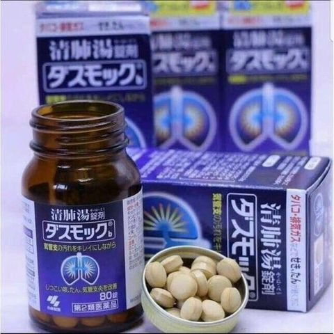 Viên uống hỗ trợ bổ phổi Kobayashi của Nhật 80 viên