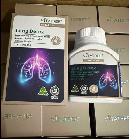 Viên Uống bổ phổi Lung Detox Vitatree (60 Viên) - Giải độc phổi