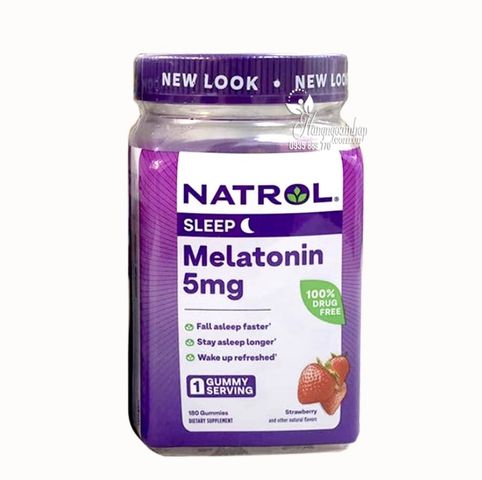 Kẹo dẻo ngủ Natrol 5Mg giúp ngủ sâu và ngon