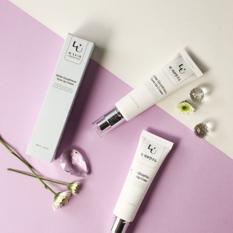 Kem Dưỡng Trắng Nâng Tone W.SKIN LABORATORY - White Glutathione Tone Up Cream 60ml, Dưỡng trắng, Làm đều màu da, Cấp ẩm tự nhiên