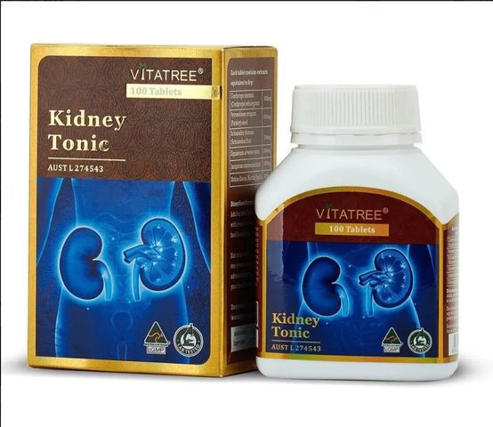 Viên Uống Bổ Thận Vitatree Kidney Tonic 100 Viên - Hỗ Trợ Sức Khỏe Thận, Tăng Cường Sinh Lực Từ Swanson USA