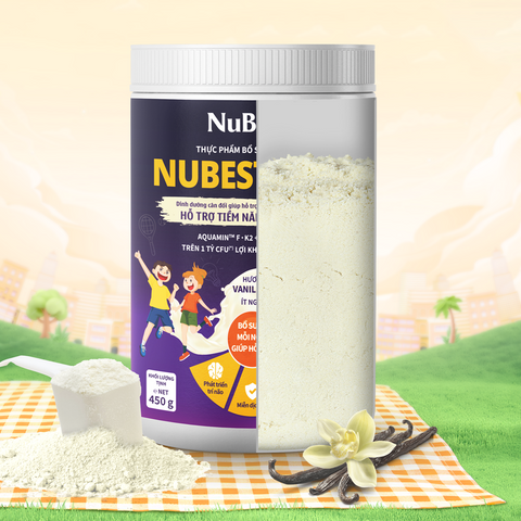 Thực Phẩm Bổ Sung Sữa Bột NuBest Tall - Cho Bé Từ 3 Tuổi (Hương Vani, NQSX)
