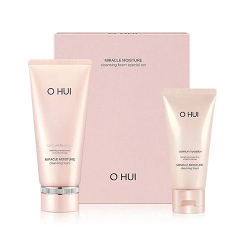 Bộ Sữa Rửa Mặt Ohui Miracle Moisture Cleansing Foam Set (200ml   100ml)
